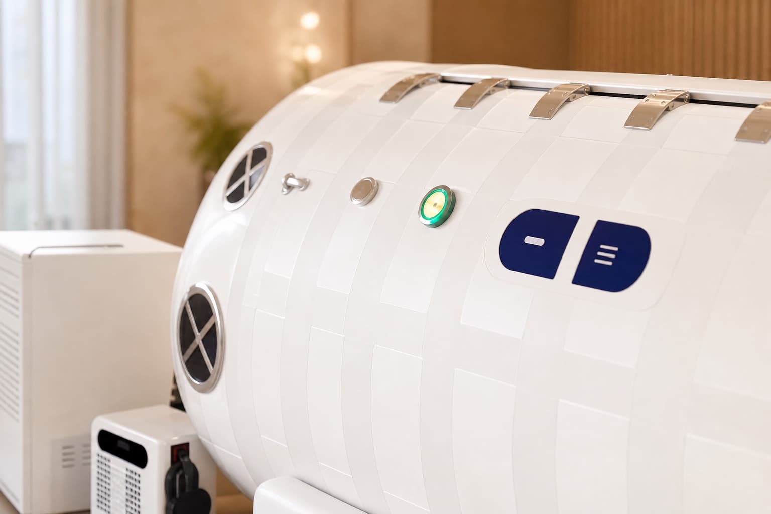 2.0 ATA Tubular HBOT Kammer (Athlete) — Detailansicht